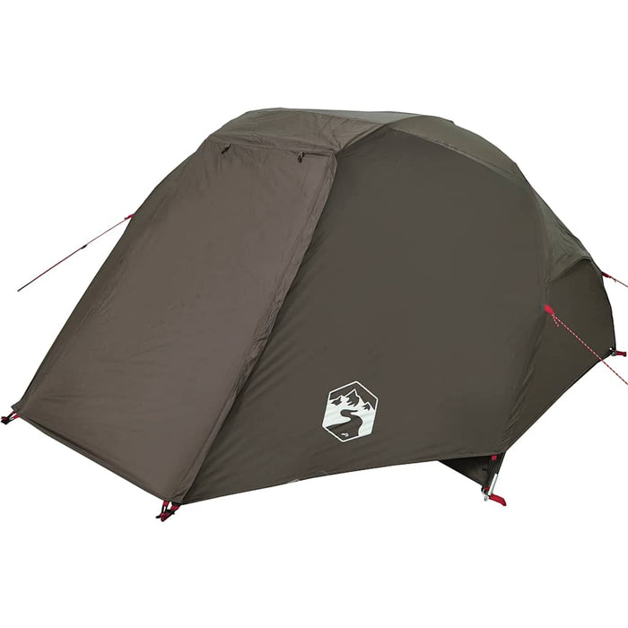 Fishing Tent 5-Person Brown Waterproof