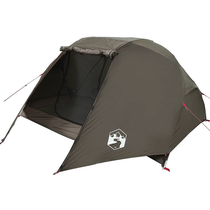 Fishing Tent 5-Person Brown Waterproof