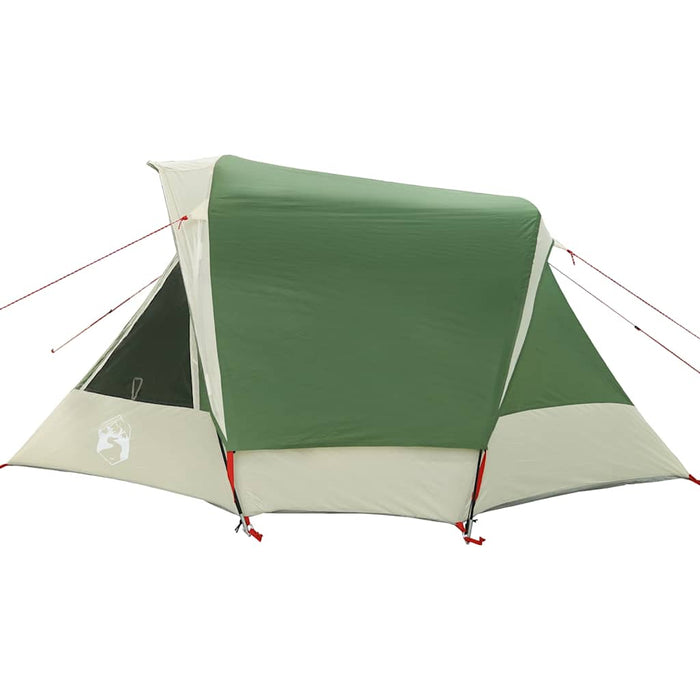 Camping Tent Cabin 4-Person Green Waterproof