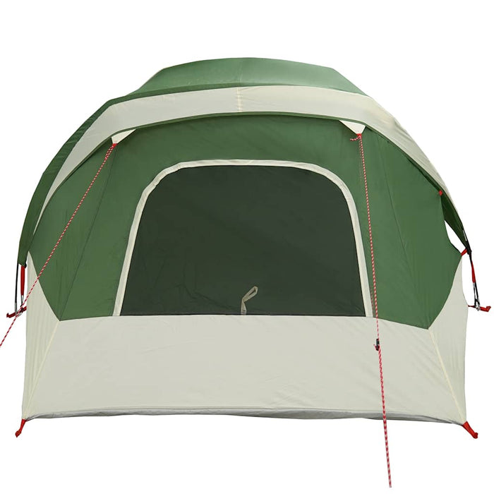 Camping Tent Cabin 4-Person Green Waterproof