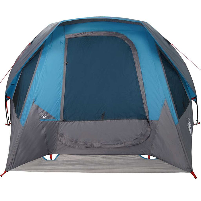 Camping Tent Cabin 4-Person Blue Waterproof