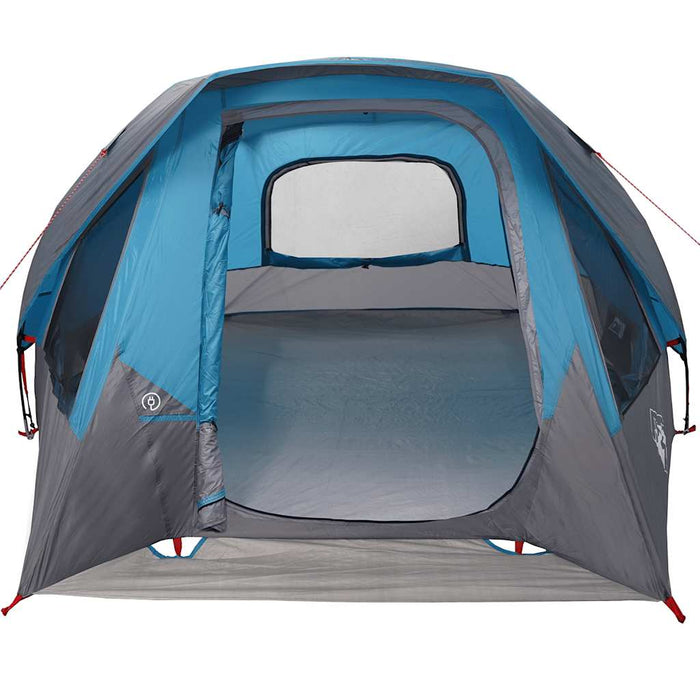 Camping Tent Cabin 4-Person Blue Waterproof