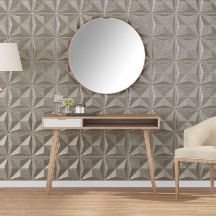 Wall Panels 24 pcs Beton 50x50 cm XPS 6 m² Origami