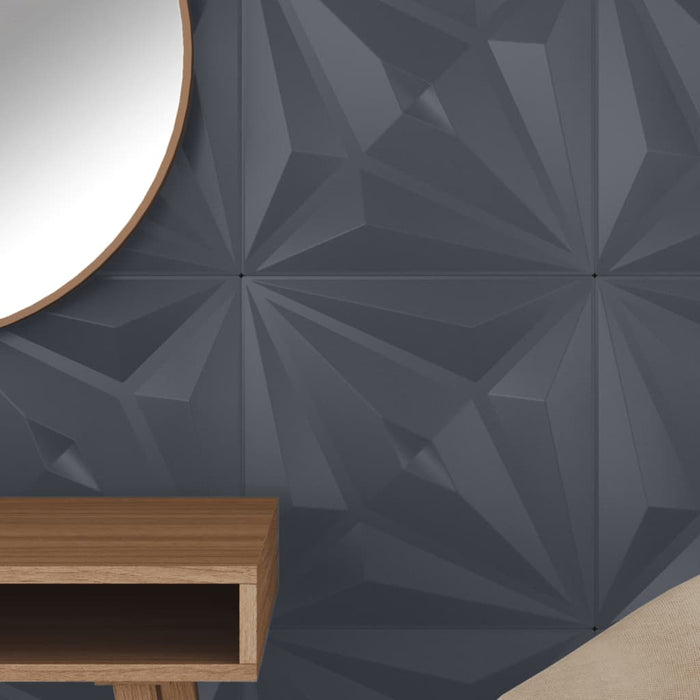 Wall Panels 48 pcs Grey 50x50 cm XPS 12 m² Star