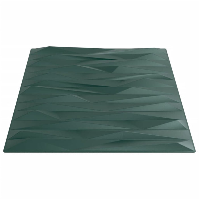 Wall Panels 12 pcs Green 50x50 cm XPS 3 m² Stone