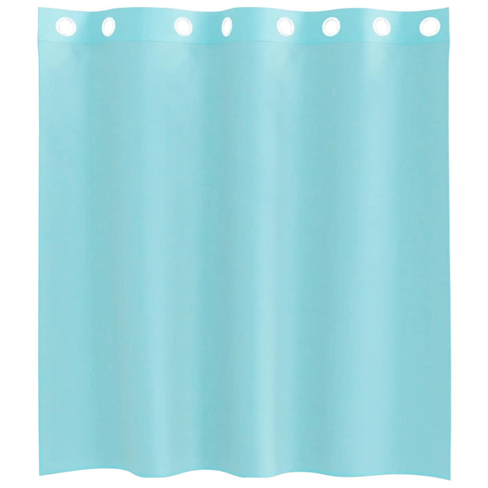 Voile Curtains with Grommets 2 pcs Turquoise