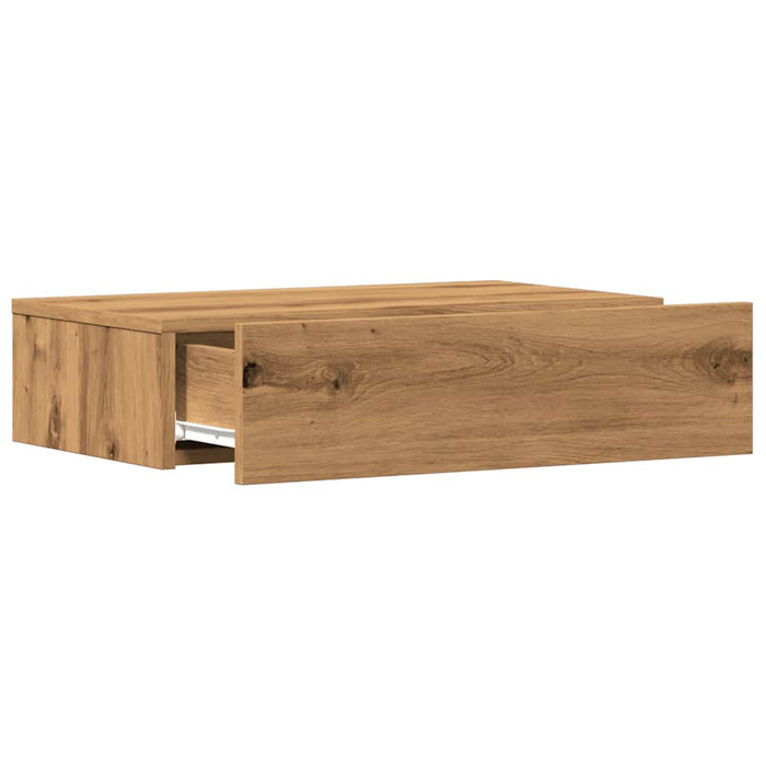 TV Cabinets with LED Lights 2 pcs Artisan Oak 60x35x15.5 cm