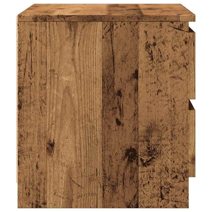 Bedside Cabinets 2 pcs Old Wood 50x40x43.5 cm Engineered Wood