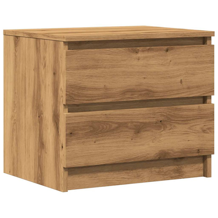 Bedside Cabinets 2 pcs Artisan Oak 50x40x43.5 cm Engineered Wood