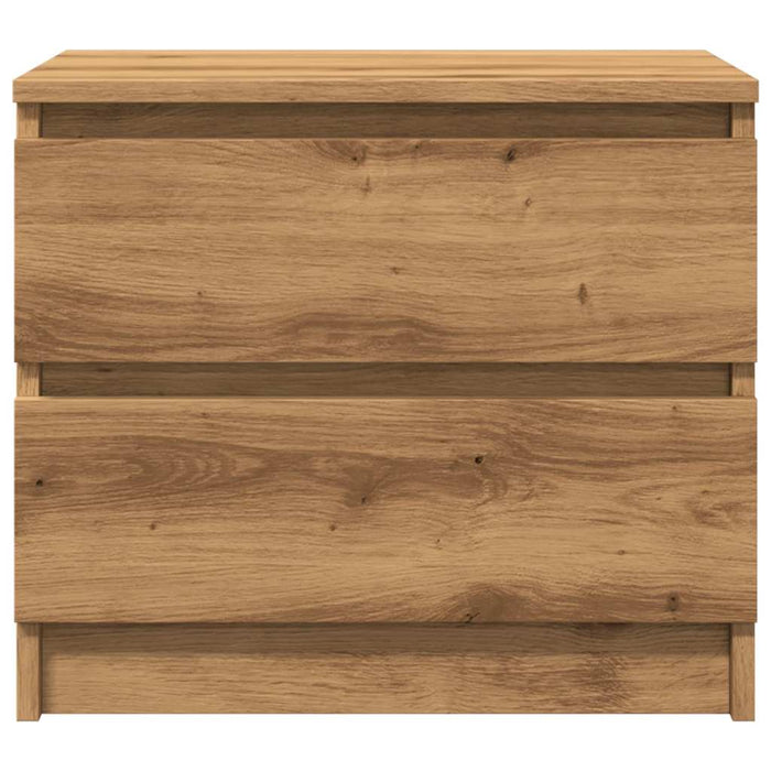 Bedside Cabinets 2 pcs Artisan Oak 50x40x43.5 cm Engineered Wood