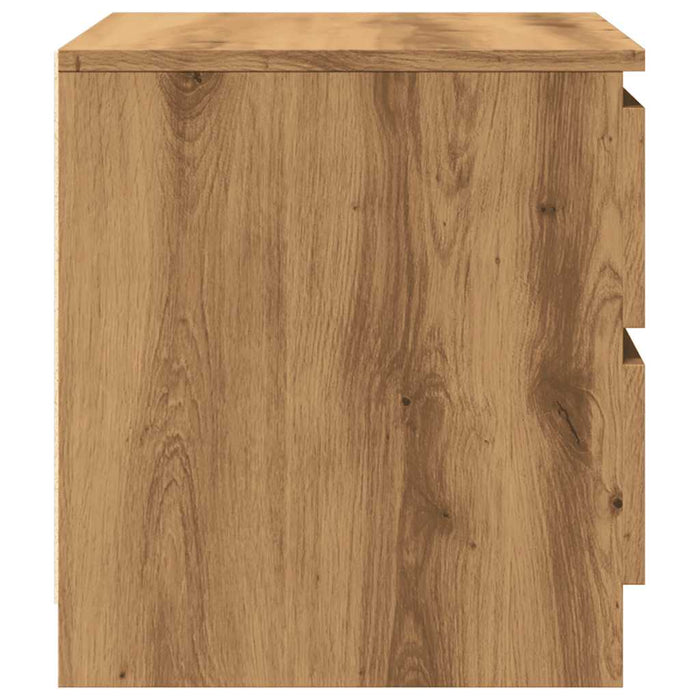 Bedside Cabinets 2 pcs Artisan Oak 50x40x43.5 cm Engineered Wood