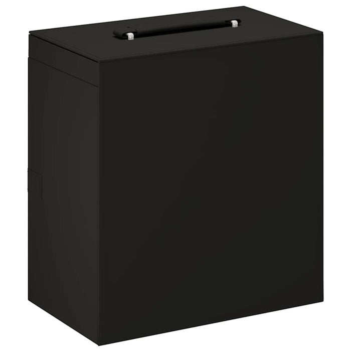 Jewellery Box 5-Layer with Mirror Lockable Black