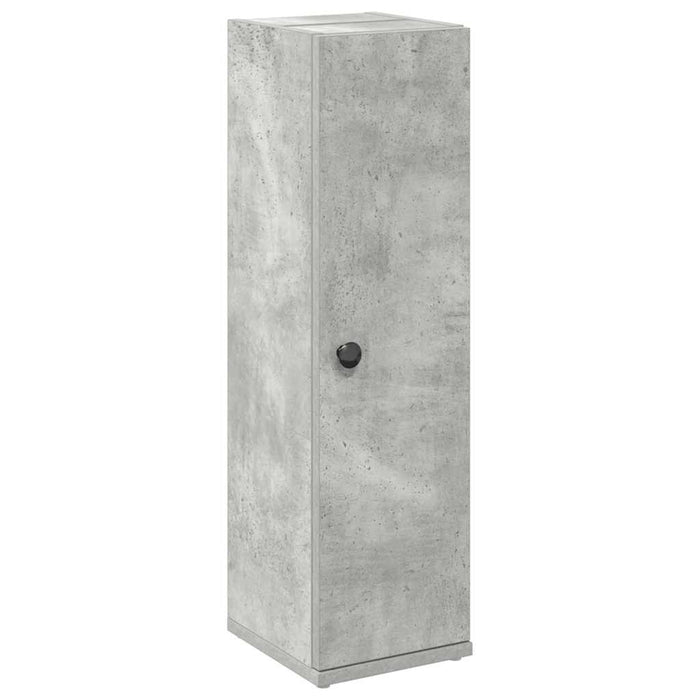 Шкаф за баня с държач за роло Concrete Grey 20.5x22x72 см