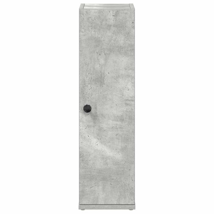 Шкаф за баня с държач за роло Concrete Grey 20.5x22x72 см