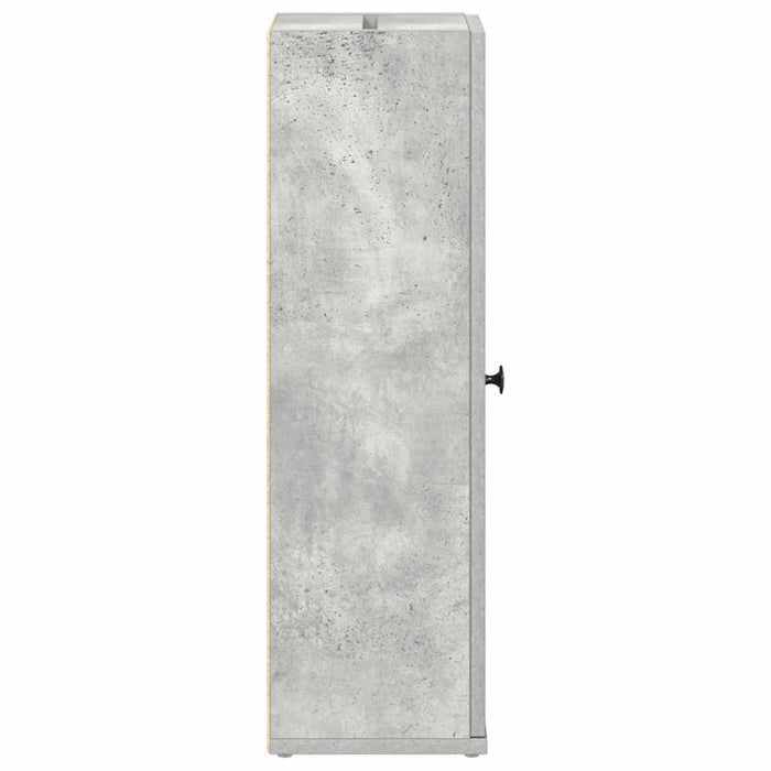 Шкаф за баня с държач за роло Concrete Grey 20.5x22x72 см