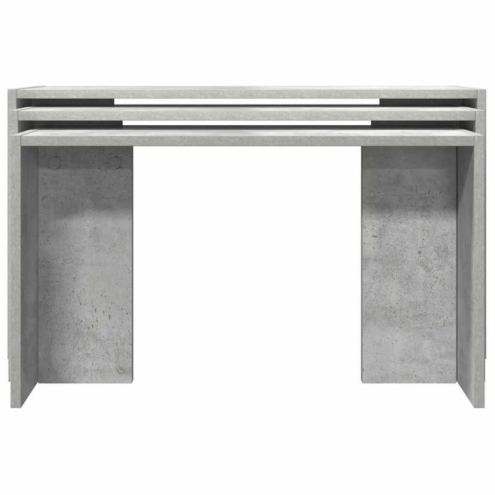 Nesting Tables 3 pcs Concrete Grey Engineered Wood