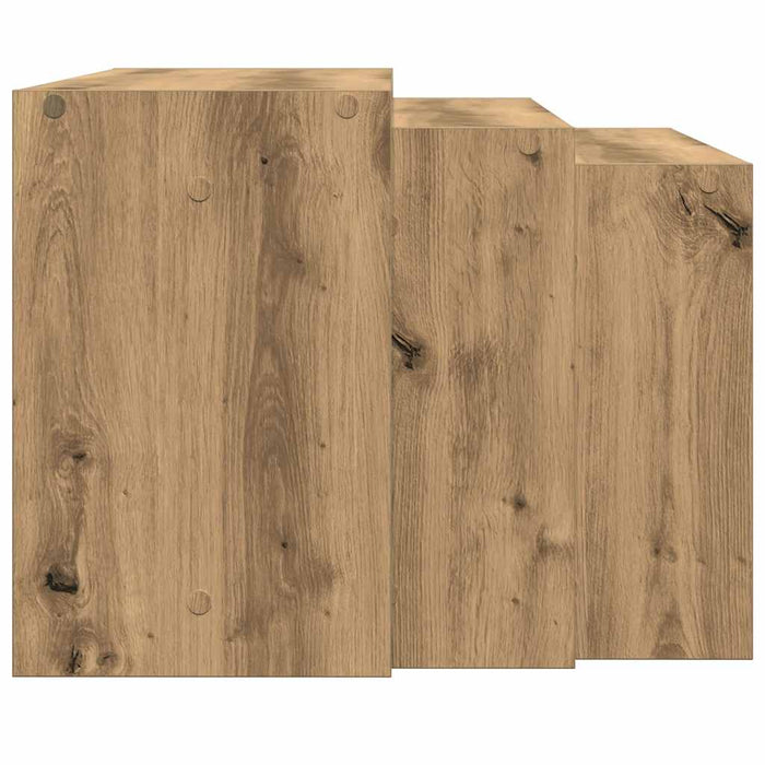 Маси за гнездене 3 бр Artisan Oak Engineered Wood