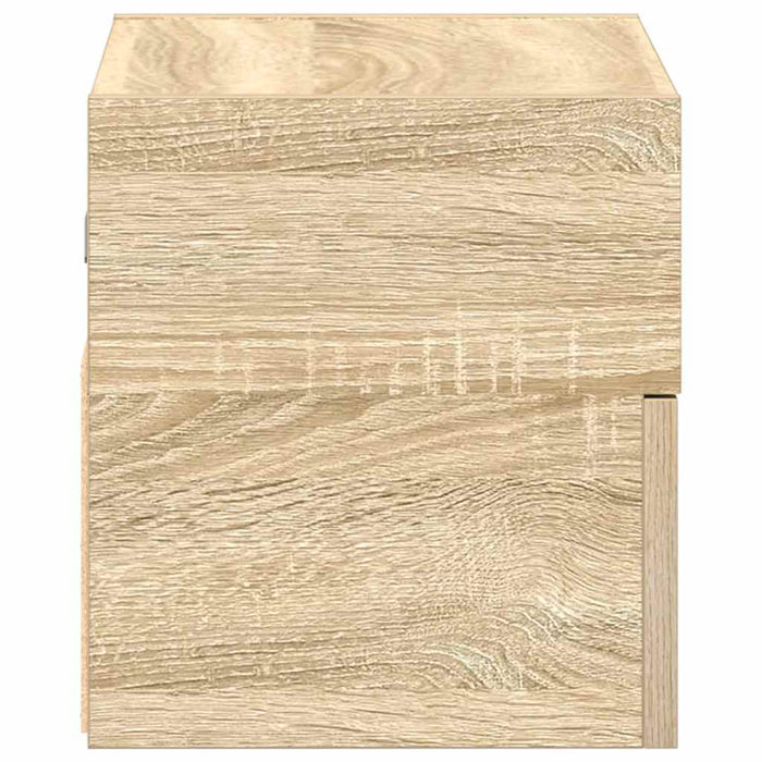 Прикроватные тумбочки настенные 2 шт. Sonoma Oak 45x26x28,5 см