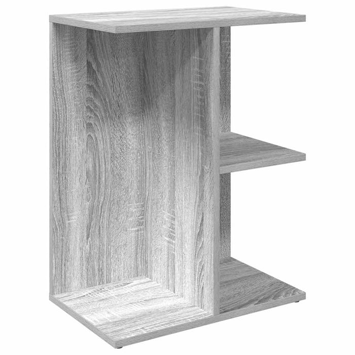 Bedside Table Grey Sonoma 46.5x29x61 cm Engineered Wood