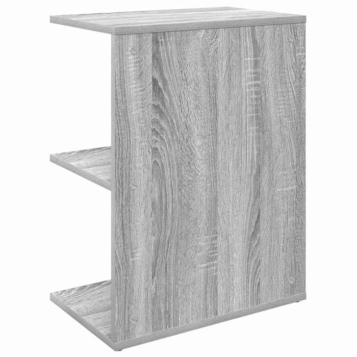 Bedside Table Grey Sonoma 46.5x29x61 cm Engineered Wood