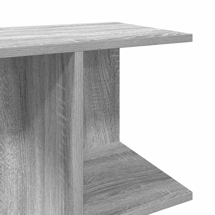 Bedside Table Grey Sonoma 46.5x29x61 cm Engineered Wood