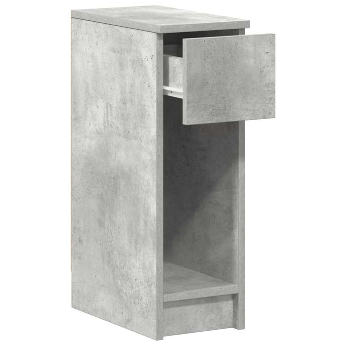 Нощни шкафчета с чекмедже 2 бр Concrete Grey 20x36x60 см