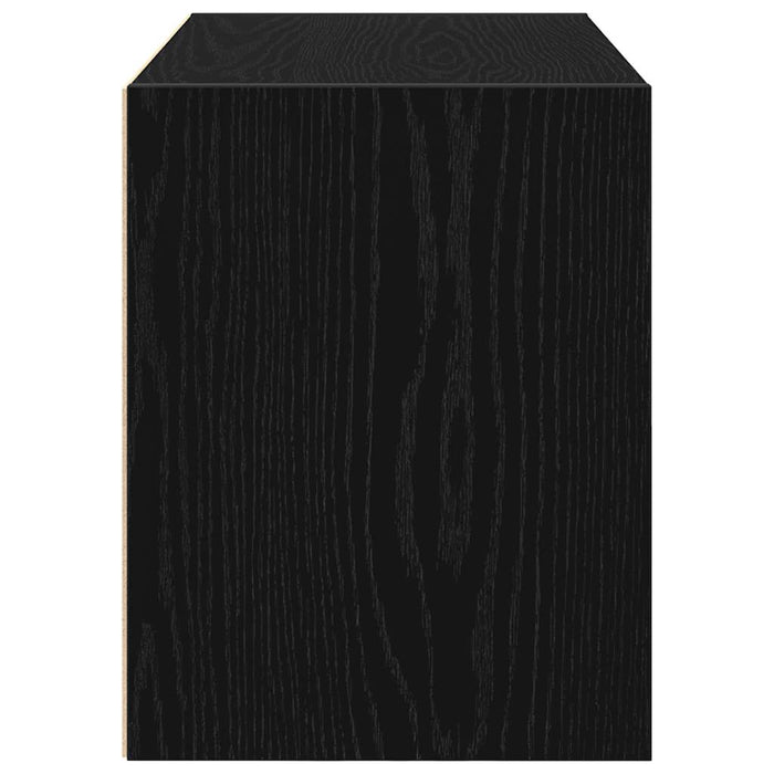 Dulap cu 2 Sertare Stejar Negru 60x31x40 cm Lemn Cosinat