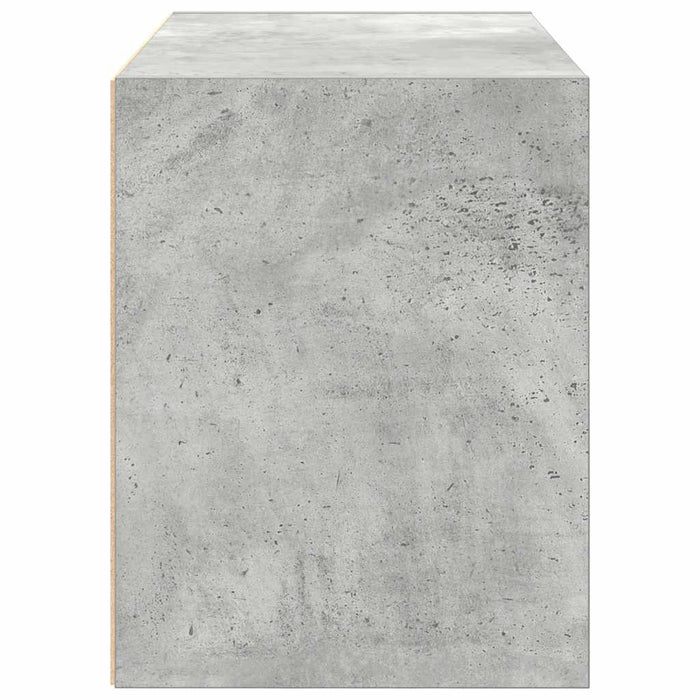 Шкаф с 2 чекмеджета Concrete Grey 60x31x40 cm Engineered Wood