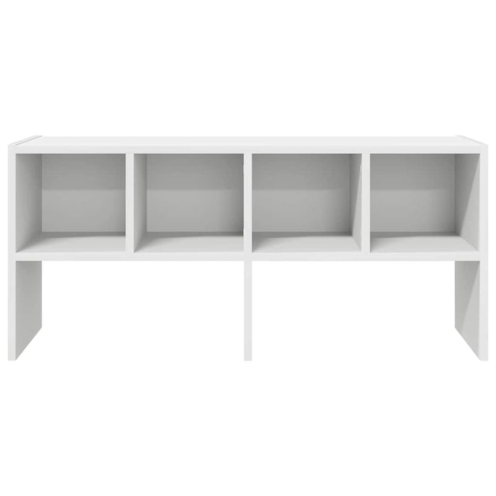 Shoe Rack Stackable White 89.5x30x40 cm