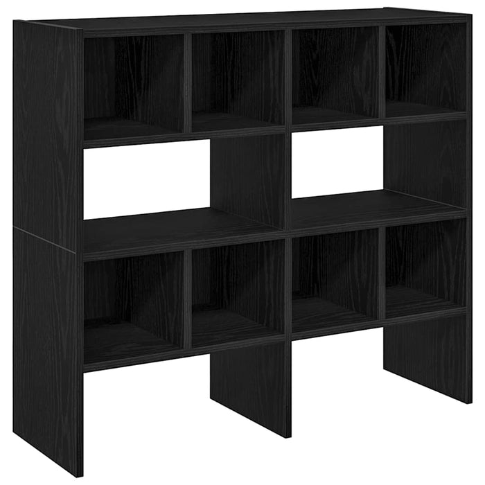 Shoe Racks 2 pcs Stackable Black Oak 89.5x30x40 cm