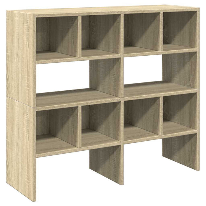 Shoe Racks 2 pcs Stackable Sonoma Oak 89.5x30x40 cm