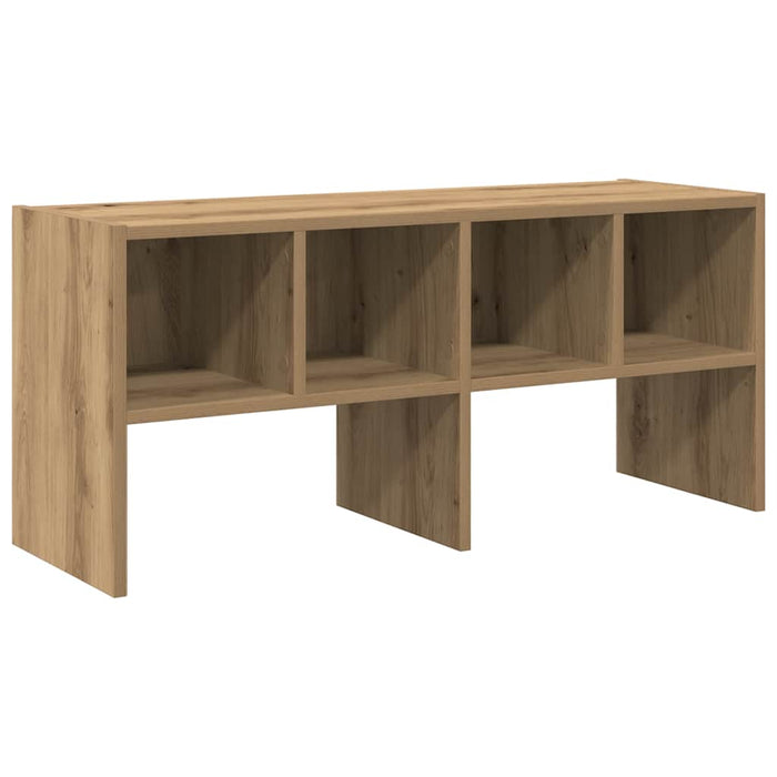 Shoe Rack Stackable Artisan Oak 89.5x30x40 cm