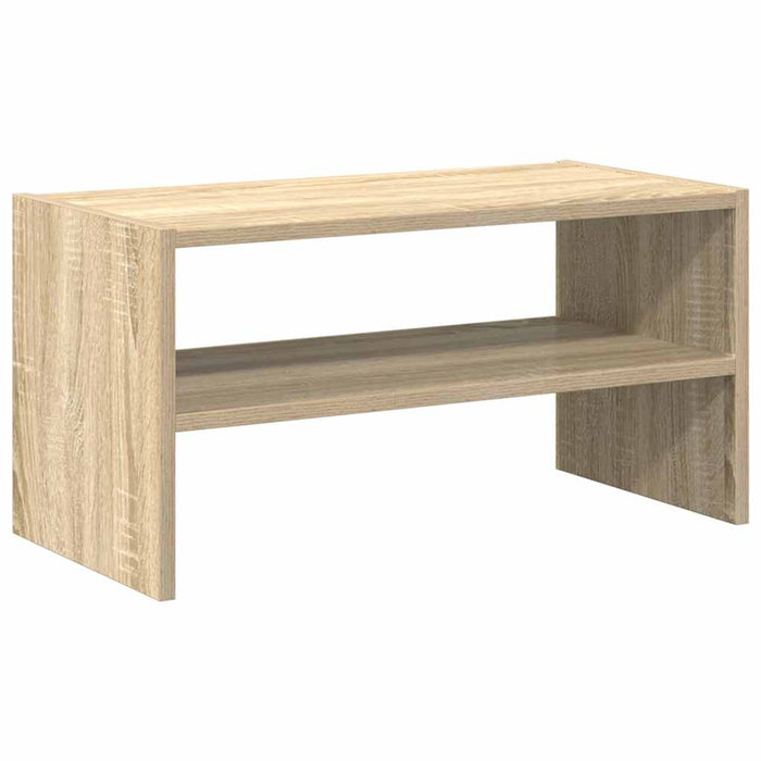 Shoe Rack Stackable Sonoma Oak 60x30x30.5 cm