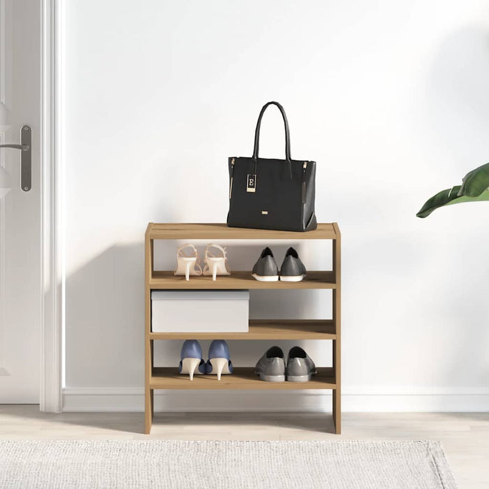 Shoe Racks 2 pcs Stackable Artisan Oak 60x30x30.5 cm