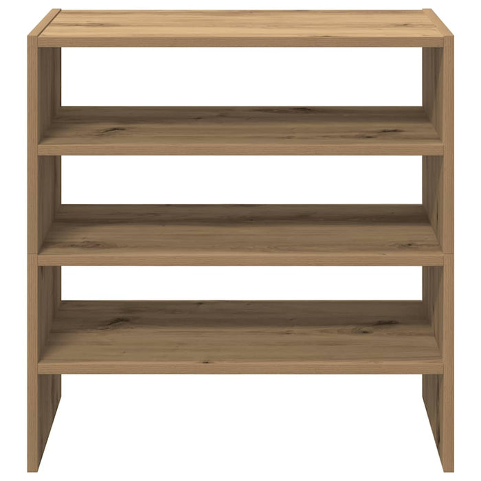 Shoe Racks 2 pcs Stackable Artisan Oak 60x30x30.5 cm