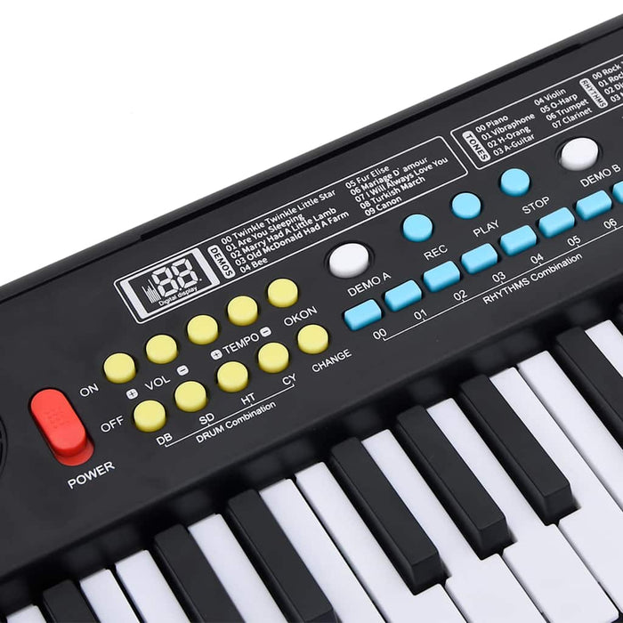 37 Keys Piano Electric Keyboard with Microphone for Kids