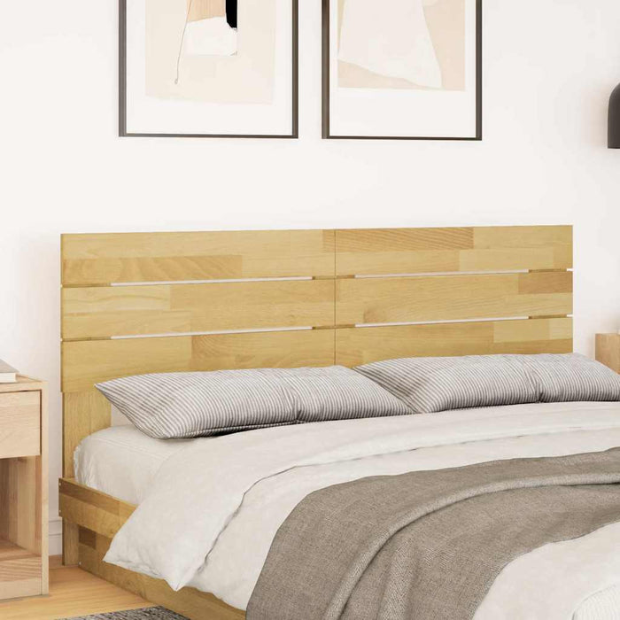 Headboard 135 cm Solid Wood Oak