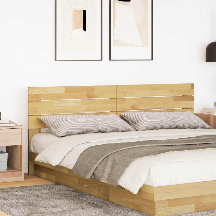 Headboard 180 cm Solid Wood Oak