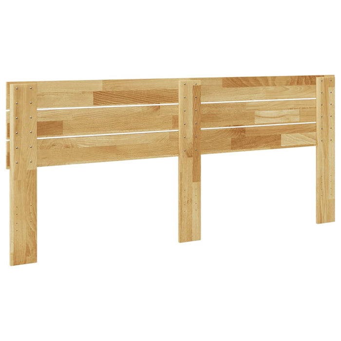 Headboard 200 cm Solid Wood Oak