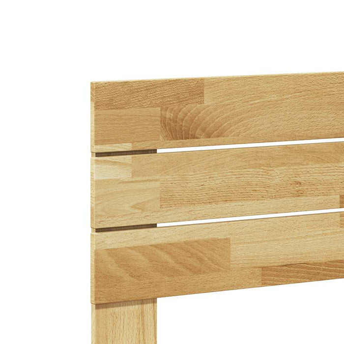 Headboard 200 cm Solid Wood Oak