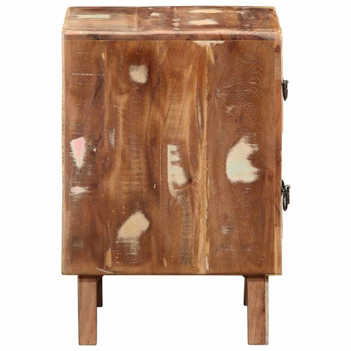 Bedside Cabinet 2 pcs 40x32x46 cm Solid Wood Reclaimed