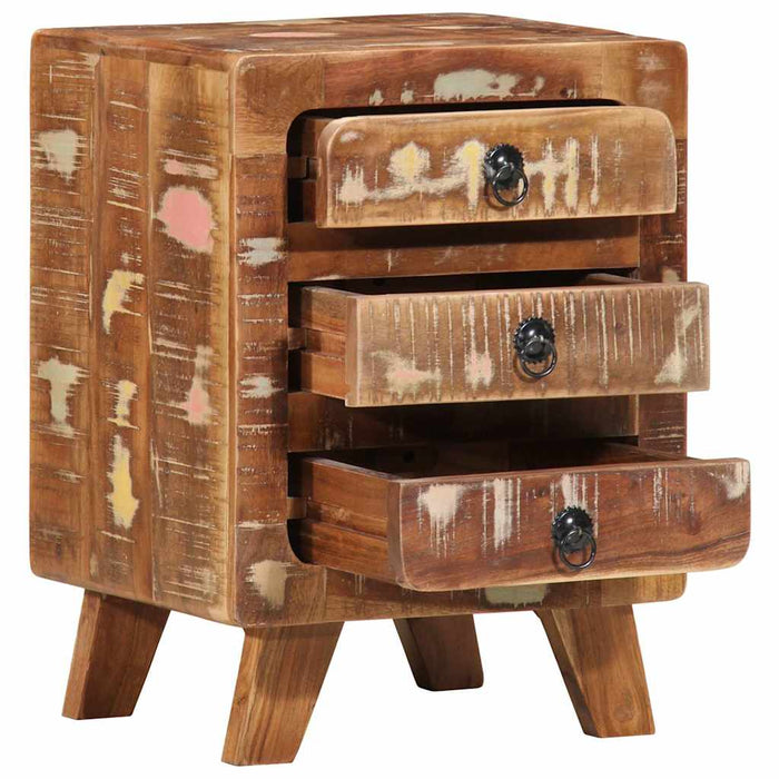 Bedside Cabinet 37x32x50 cm Solid Wood Reclaimed