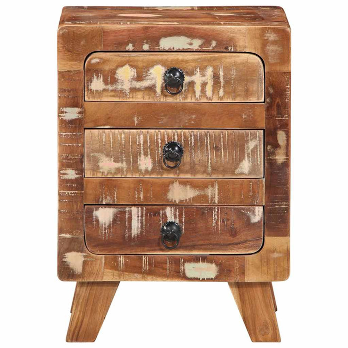 Bedside Cabinet 2 pcs 37x32x50 cm Solid Wood Reclaimed