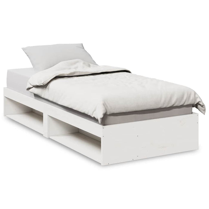 Day Bed without Mattress White 80x200 cm Solid Wood Pine