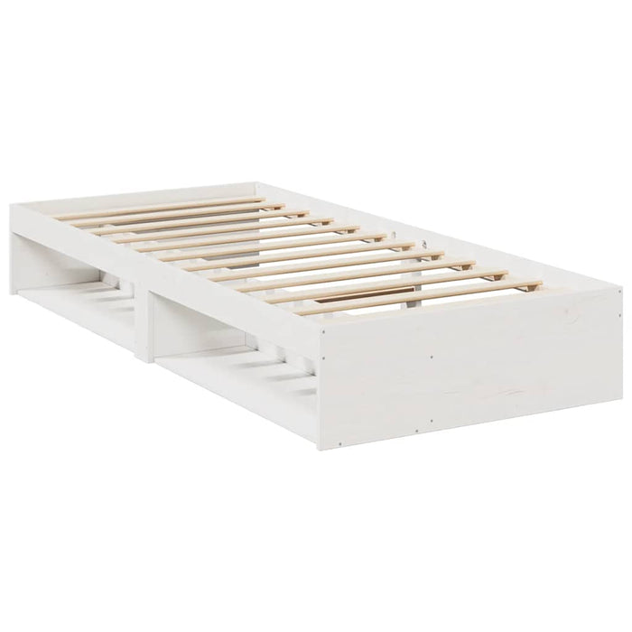 Day Bed without Mattress White 80x200 cm Solid Wood Pine