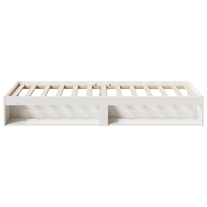 Day Bed without Mattress White 80x200 cm Solid Wood Pine