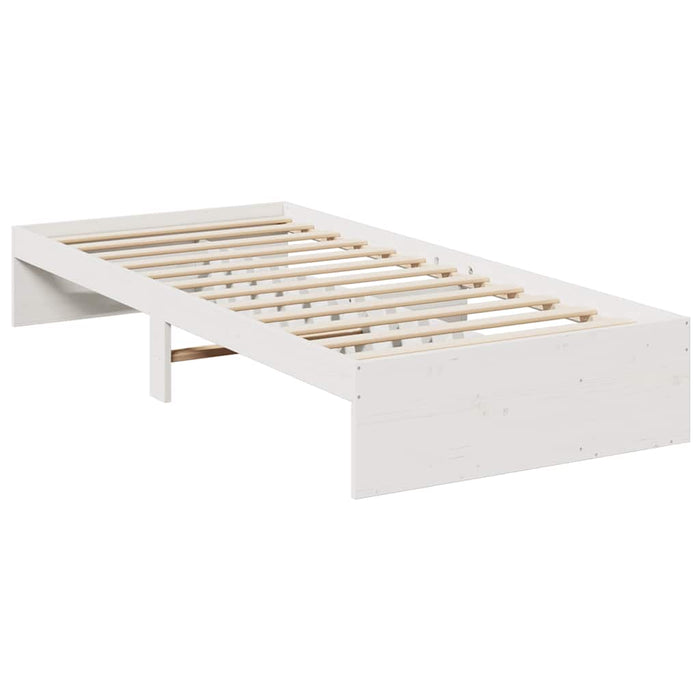 Day Bed without Mattress White 80x200 cm Solid Wood Pine