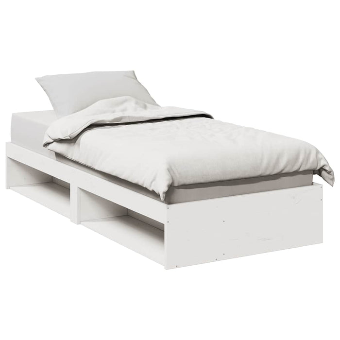 Day Bed without Mattress White 80x200 cm Solid Wood Pine