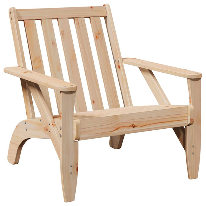 Scaun Adirondack De Gradina 75x77x77 cm Lemn Masivul Pin