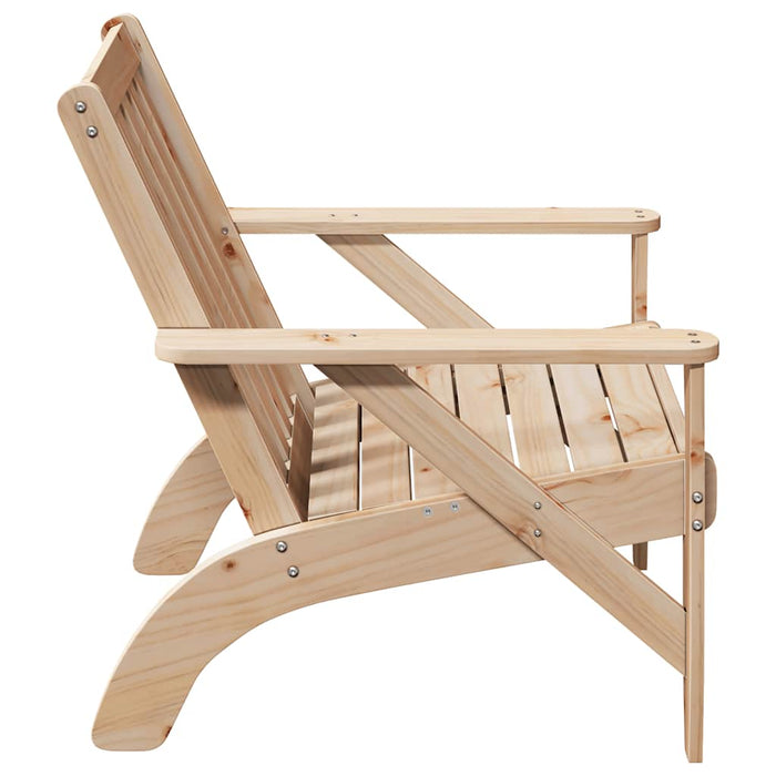 Scaun Adirondack De Gradina 75x77x77 cm Lemn Masivul Pin